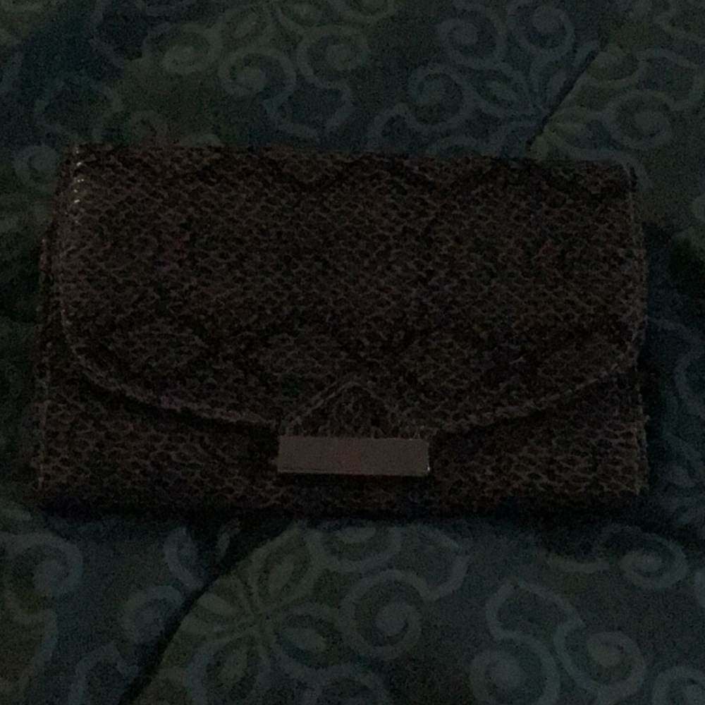 Beautiful black snake skin wallet